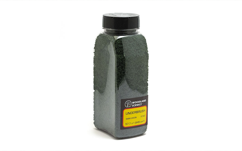 Woodland Scenics FC1637 Underbrush Dark Green Shaker