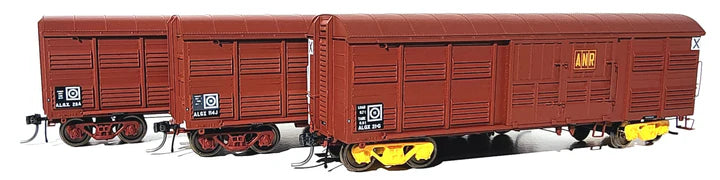 On Track Models ALGX-03 South Australian LX Louvre Vans ANR Red Yellow Pack HO Scale