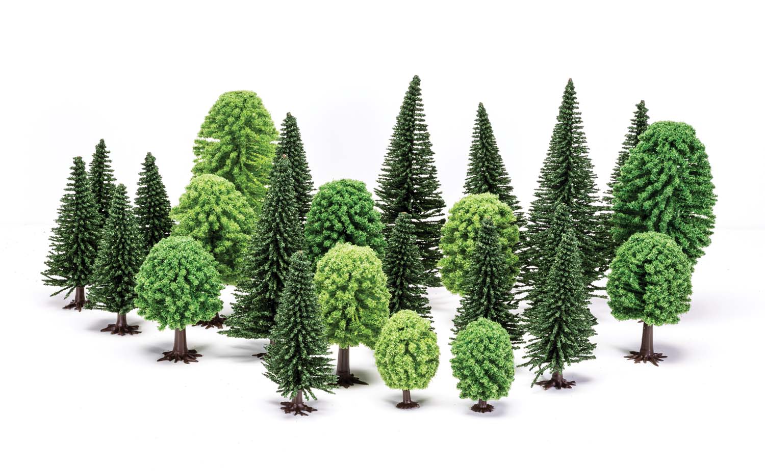Hornby R7201 Skale Scenics Mixed Trees 5-14cm 20 pcs HO/OO Scale