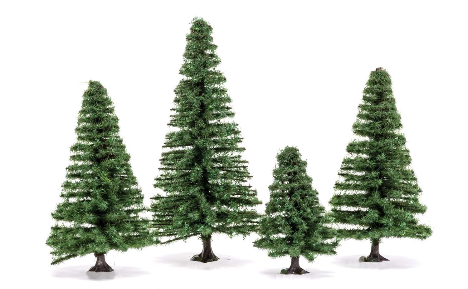Hornby R7207 Skale Scenics Classic Trees 4 Fir Trees HO/OO Scale