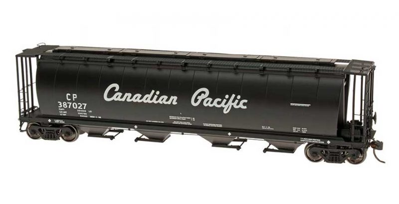 HO Cylindrical Covered Hopper - Canadian Pacific - Script