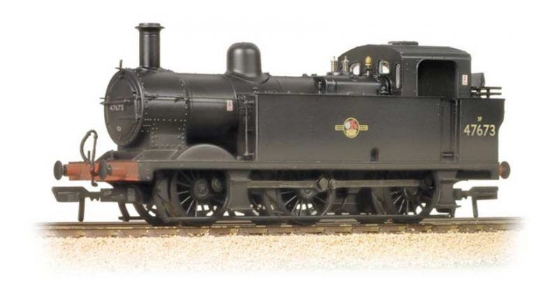 Branchline 32-235 Fowler Class 3F 0-6-0 (Jinty) 47673 BR Black Late Crest Weat OO Scale Product Ref 32-235