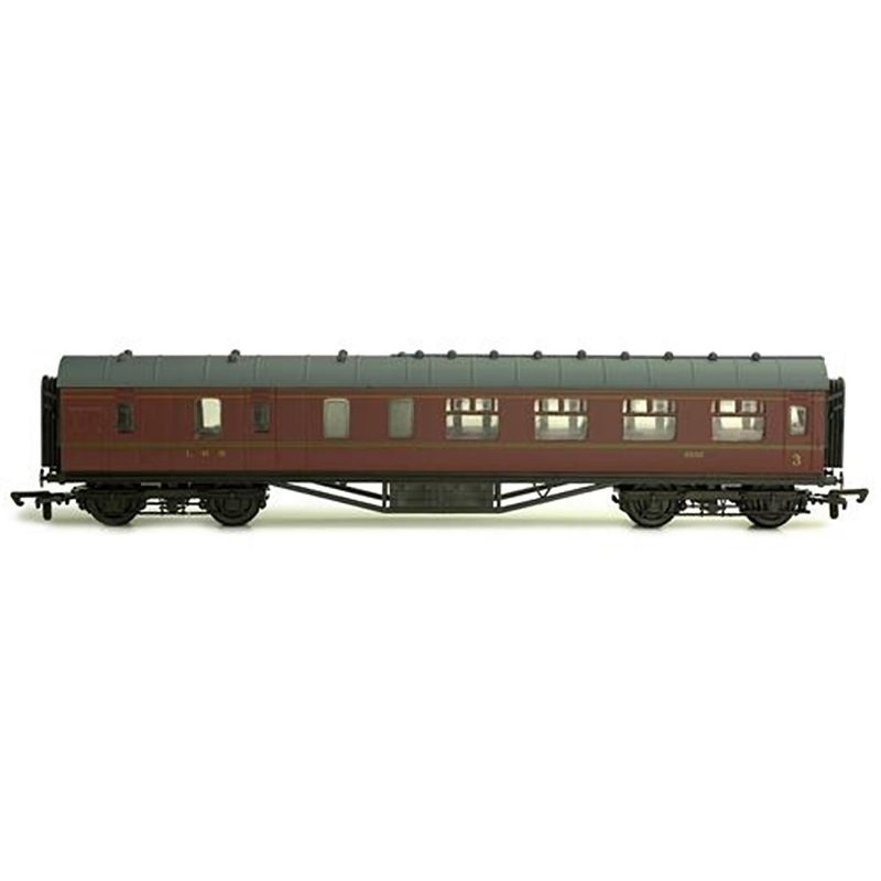 C102D 57FT Stanier Corr Brake LMS Lined, OO Scale.
