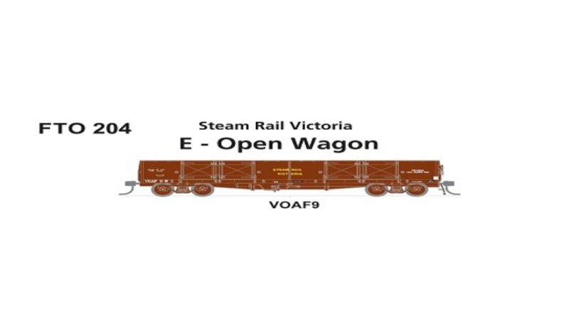Phoenix, FTO 204 VOAF 9 Steam Rail Victoria, HO Scale