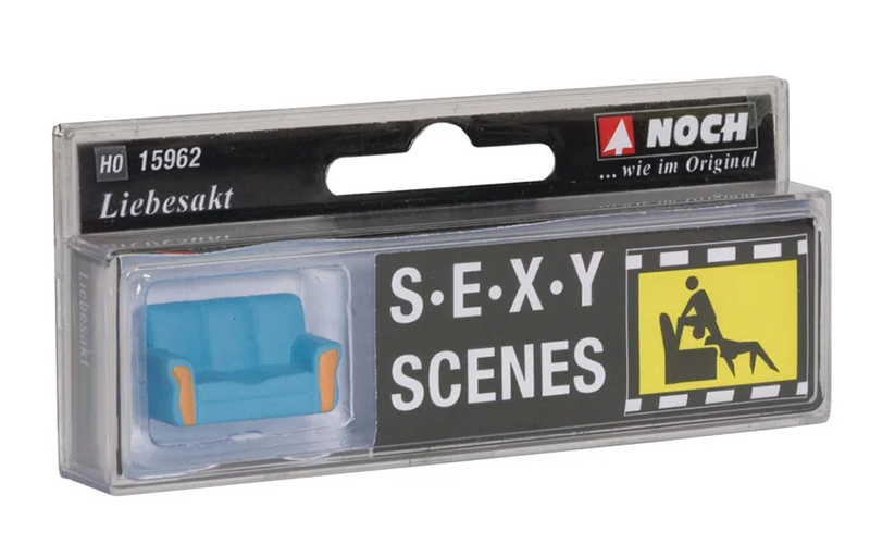 Noch 15962 Sexy Scenes Lovers In Action Love Seat Ho Scale Aurora Trains