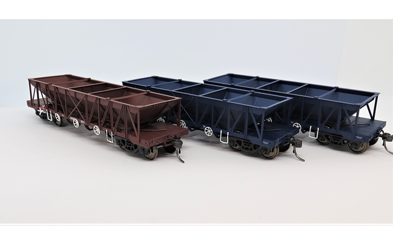 Idr Models Bbw 12 Late Bbw Red And Blue No Buffers 2cg Bogies W178 W382 W602 Aurora Trains