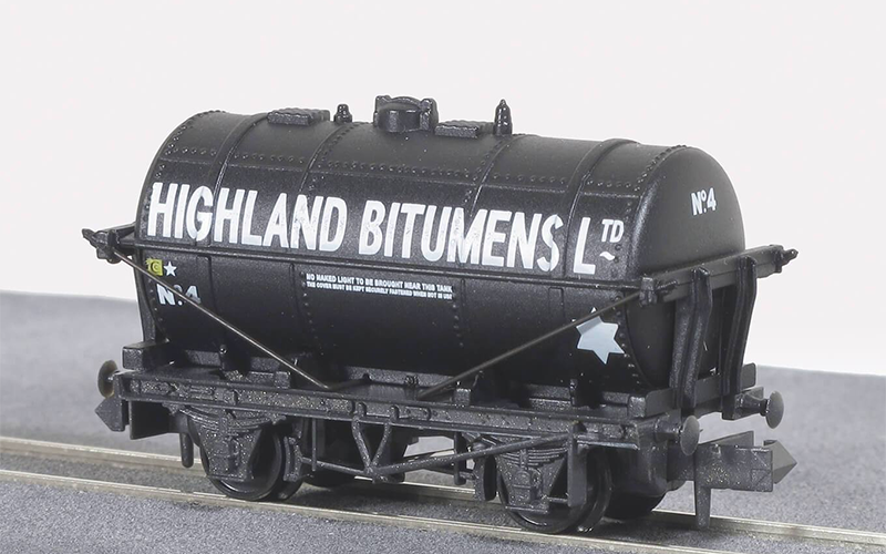 Peco Quality Line Wagons Nr P176c Highlands Bitumens No 4 N Scale Aurora Trains 2179