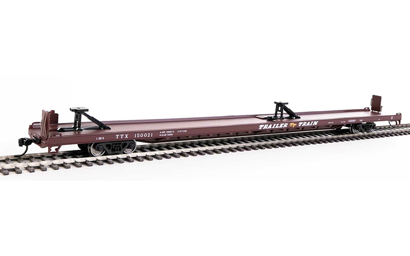 WalthersMainline 910-5712 89′ Channel Side Flatcar Trailer-Train ...